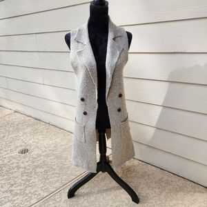 Love tree lady's large bone long vest
